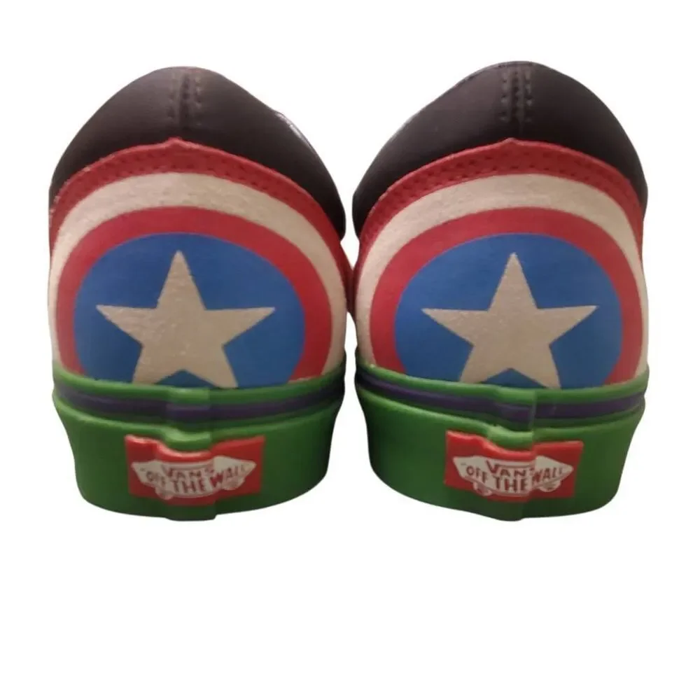 9.5 Marvel x Vans Old Skool Avengers Hulk Thor Iron Man Limited Edition Sneakers